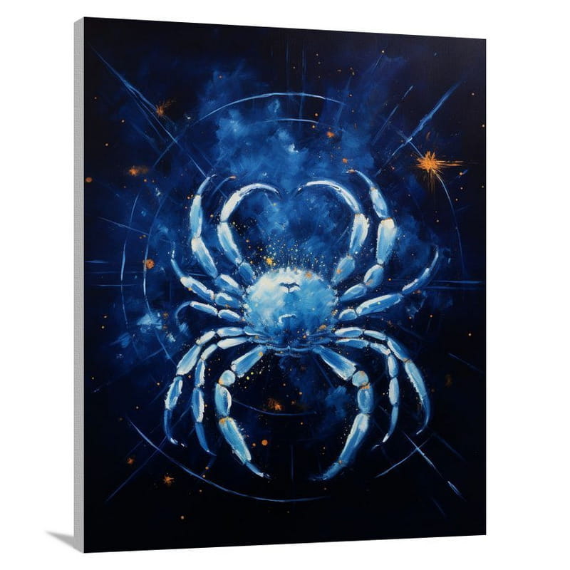 Scorpio's Celestial Dance - Canvas Print