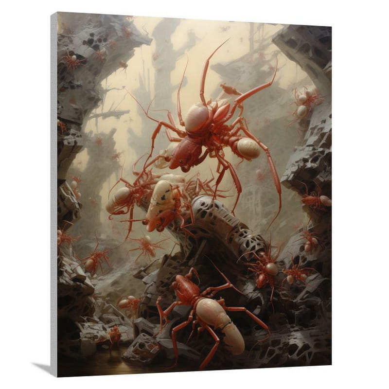 Scorpion's Dance - Canvas Print