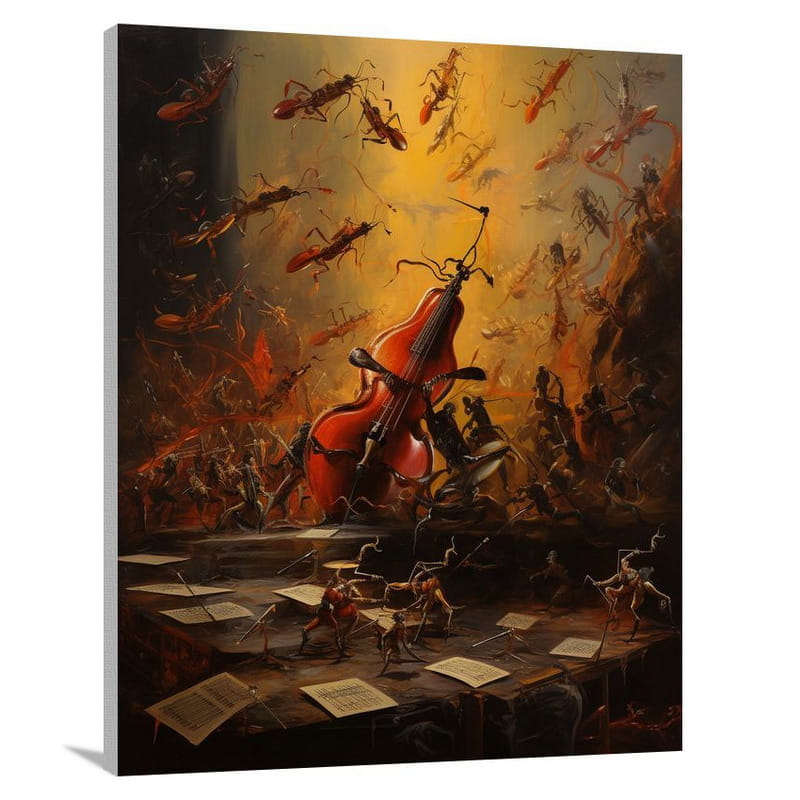 Scorpion's Symphony - Canvas Print