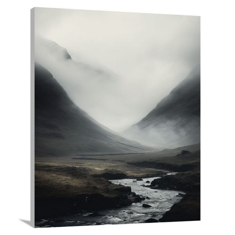 Scotland's Enigmatic Valley - Canvas Print