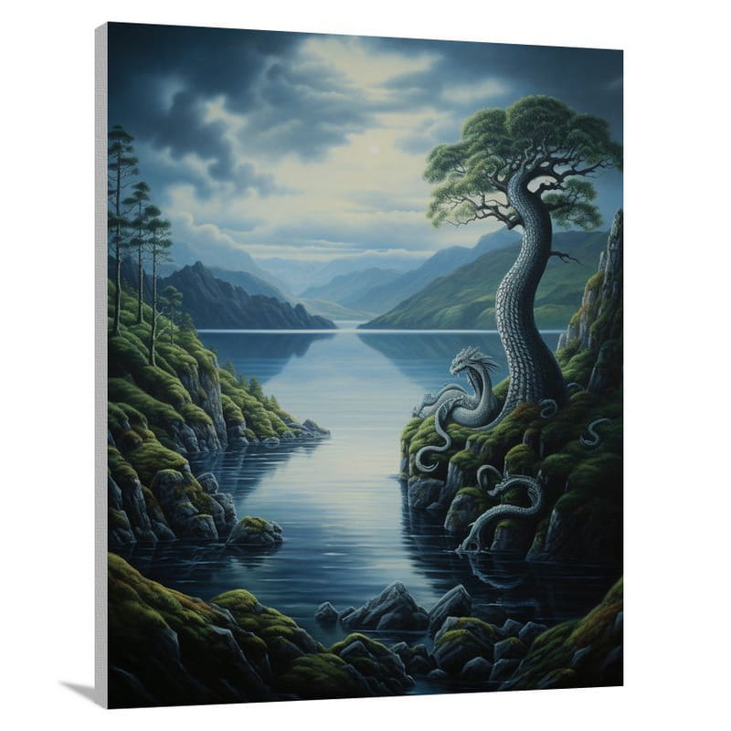 Scotland's Loch Ness Enigma - Canvas Print