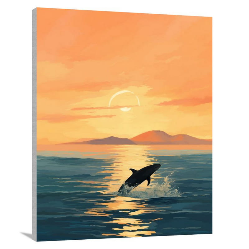 Sea Life, Sea Life: A Serene Symphony - Canvas Print
