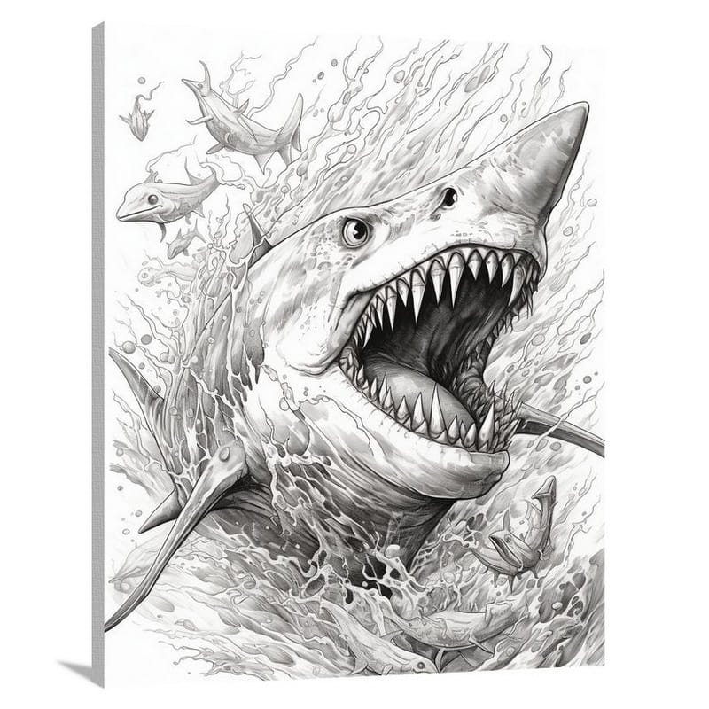 Sea Life, Sea Life: Battle of Titans - Canvas Print