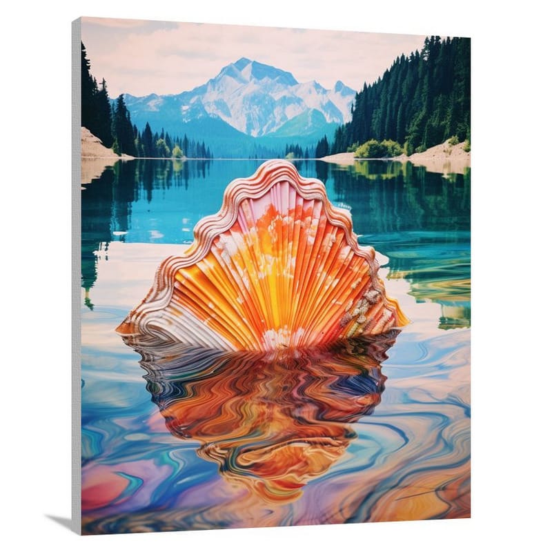 Sea Shell Serenity - Pop Art 2 - Canvas Print