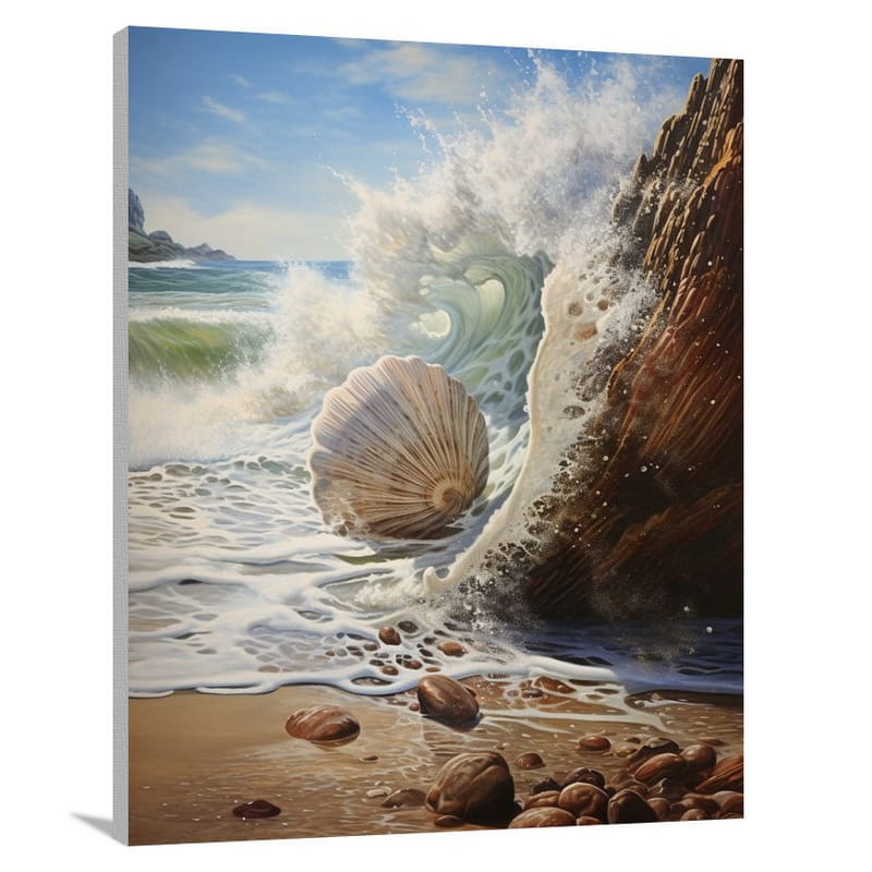 Sea Shell Symphony - Contemporary Art - Canvas Print
