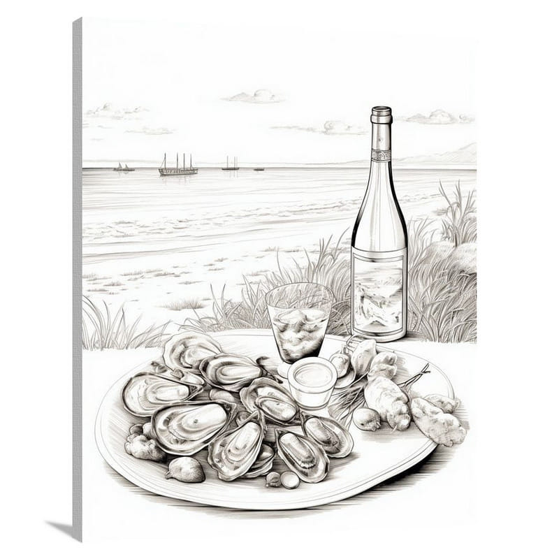 Seafood Delights - Canvas Print