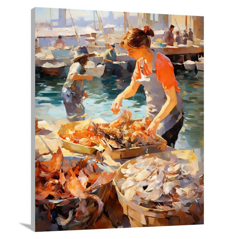 Seafood Symphony - Canvas Print