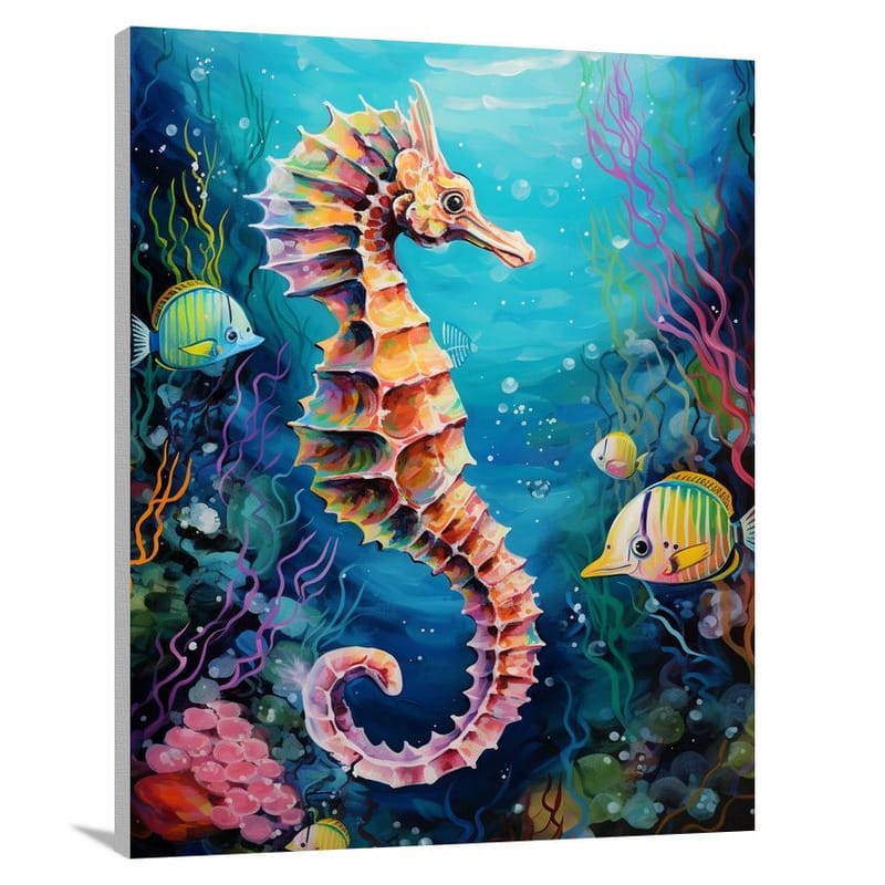 Seahorse's Kingdom - Canvas Print