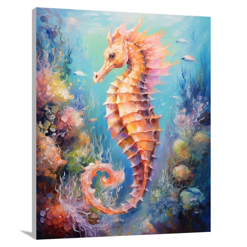 Seahorse Serenade - Canvas Print