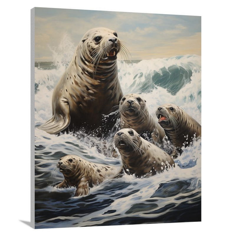 Seal - Contemporary Art - Canvas Print