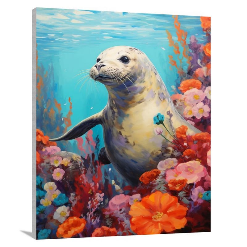 Seal's Serenade - Canvas Print