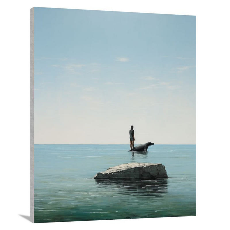 Seal's Serenity - Canvas Print