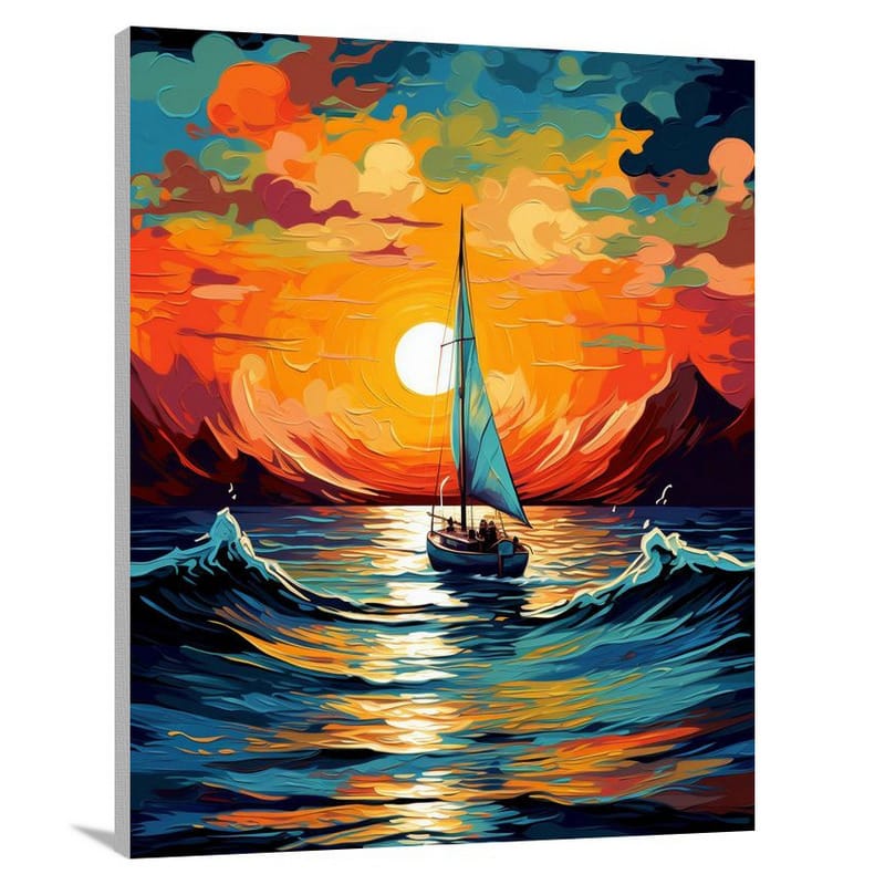 Seascape - Pop Art - Canvas Print