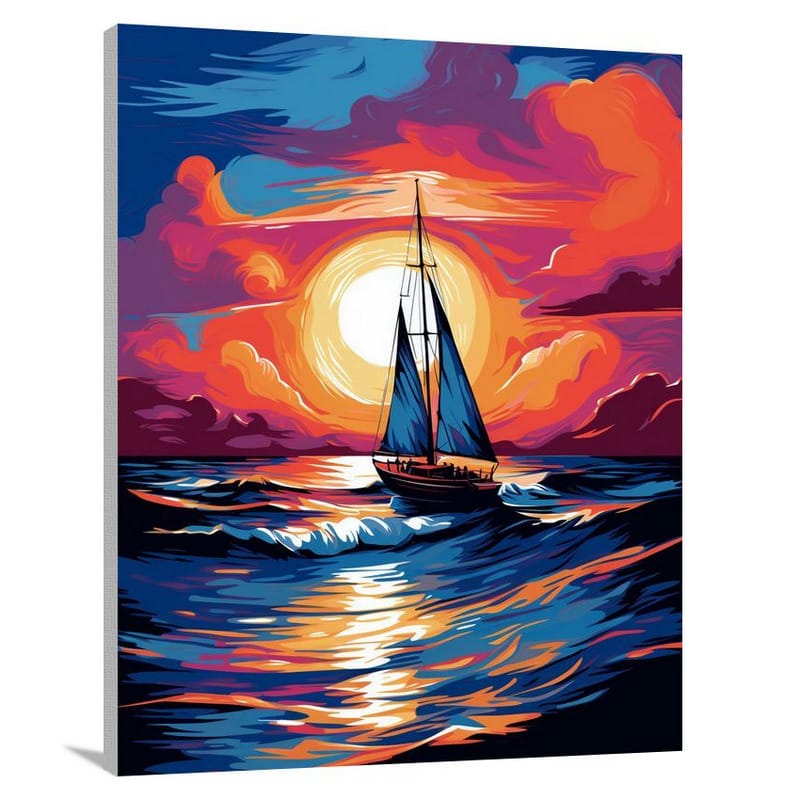 Seascape - Pop Art - Pop Art - Canvas Print