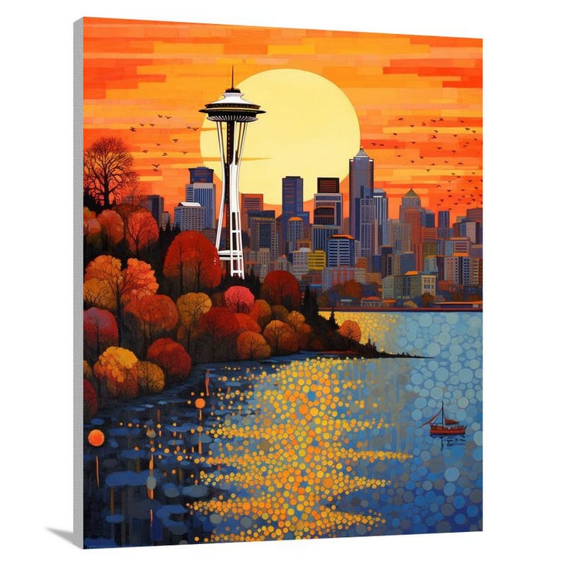 Seattle Awakening - Canvas Print