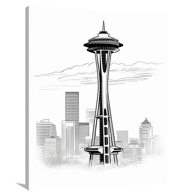 Seattle Skyline - Canvas Print