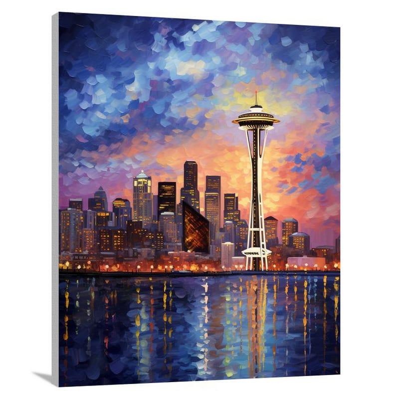 Seattle Twilight - Canvas Print