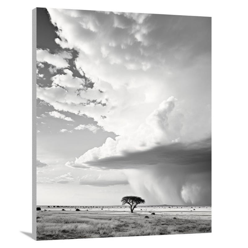Serengeti's Solitude - Canvas Print