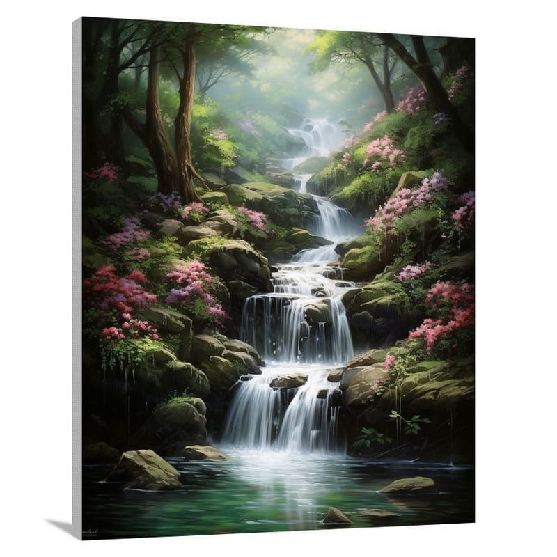 Serenity Falls: National Park - Canvas Print