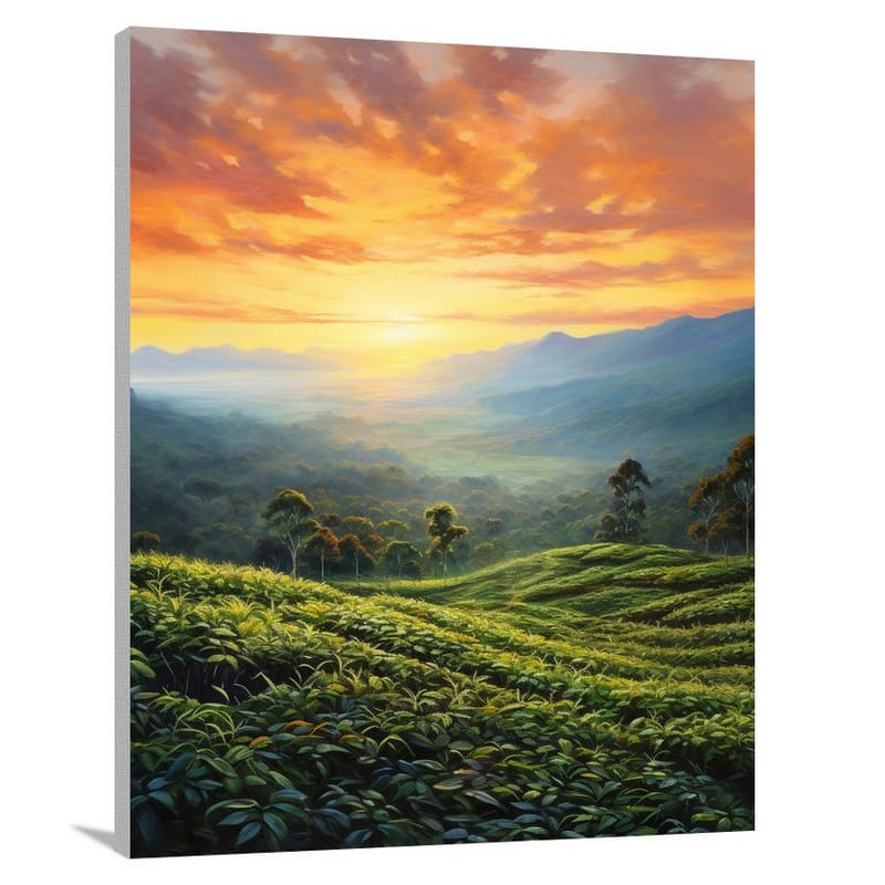Serenity in Sri Lanka - Impressionist - Canvas Print