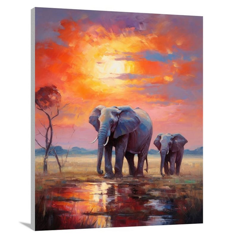 Serenity of South Africa - Impressionist - Canvas Print