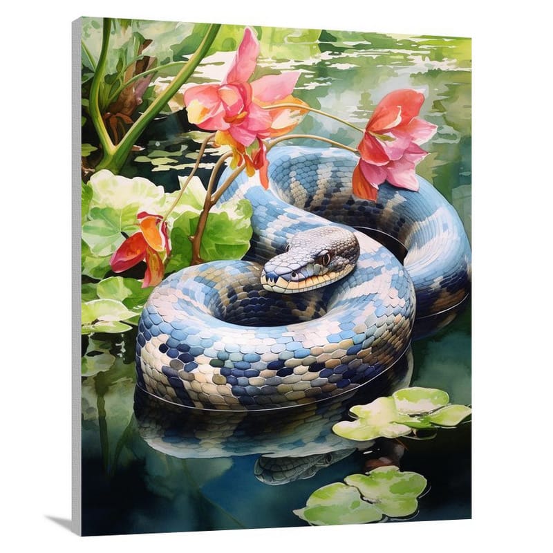 Serpentine Reflections - Canvas Print