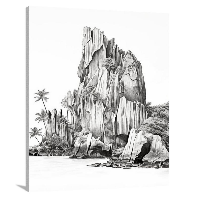 Seychelles' Guardian - Canvas Print