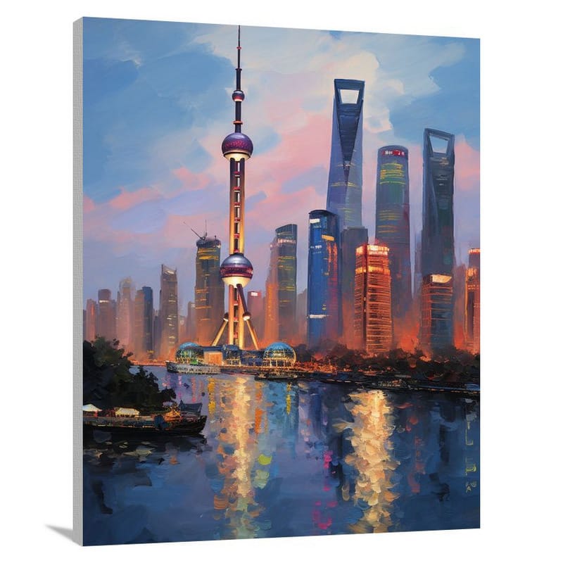 Shanghai Nights - Canvas Print