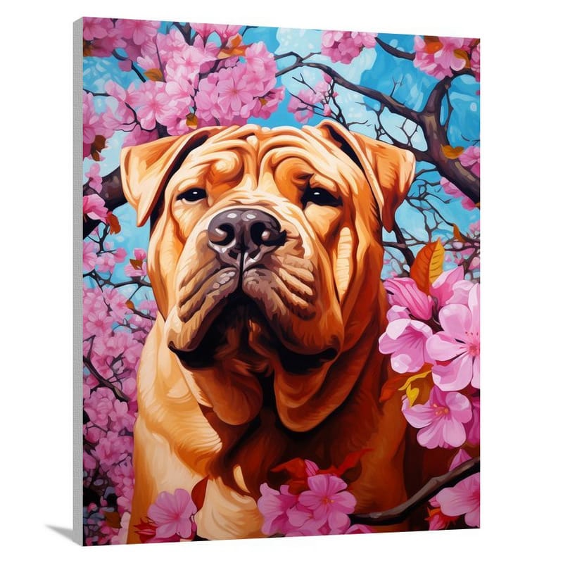 Shar-Pei's Serenity - Canvas Print