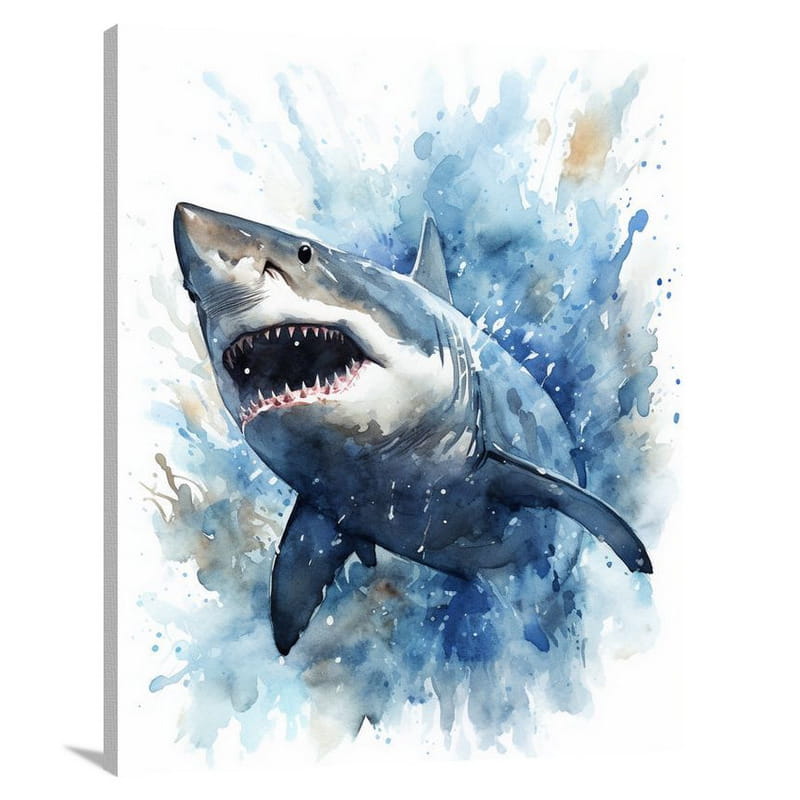 Shark's Abyss - Canvas Print