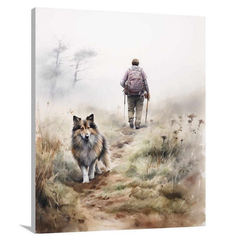 Shetland Shepherd's Guide - Canvas Print