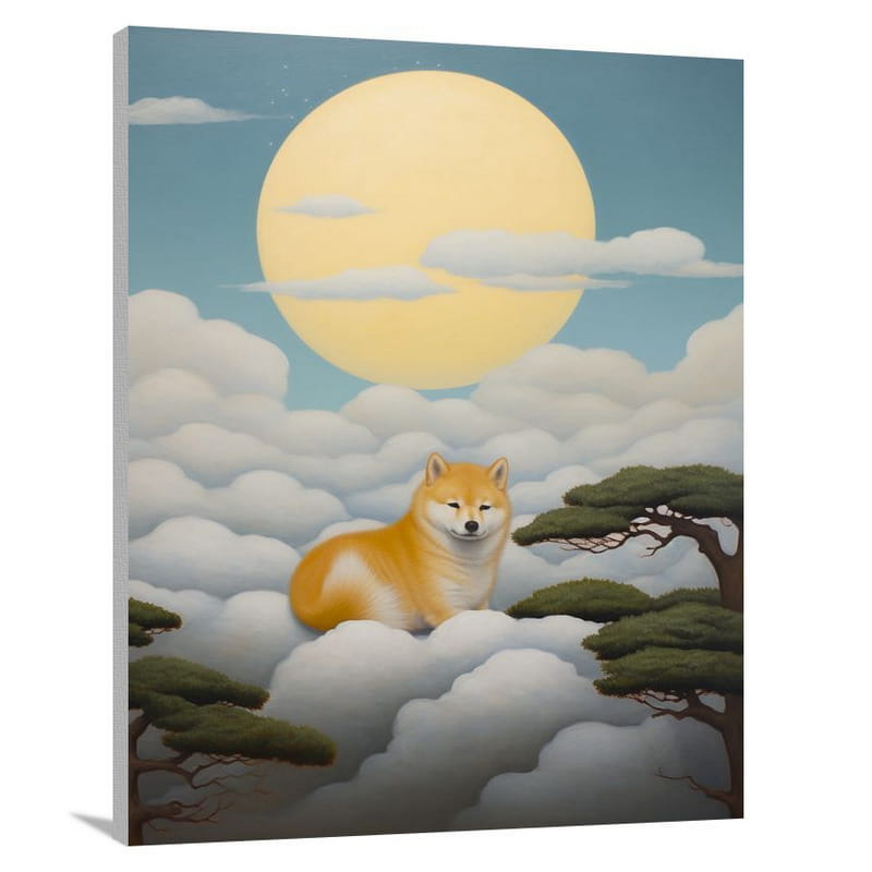 Shiba Inu Dreams - Canvas Print