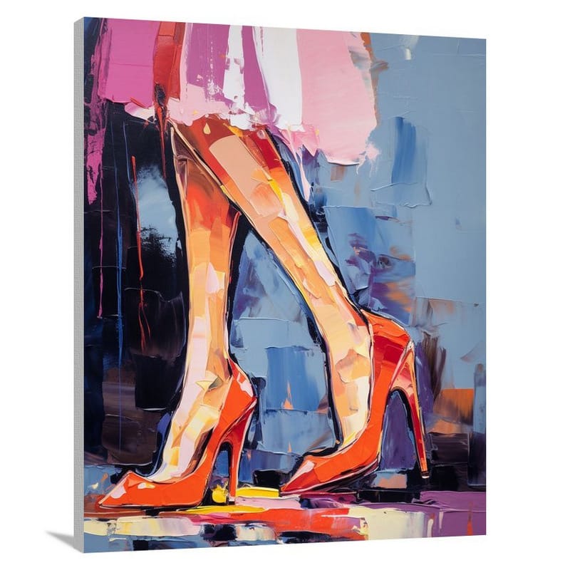 Shoe Couture - Impressionist - Canvas Print