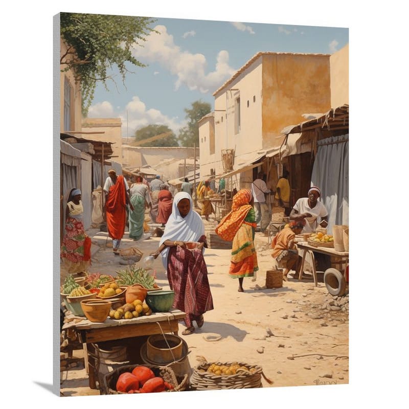Shopping Extravaganza: Side Interests Unveiled - Canvas Print