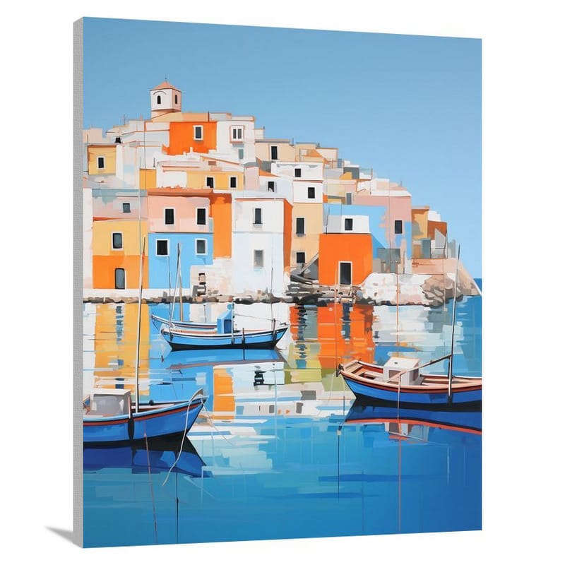 Sicilian Coastal Serenity - Canvas Print