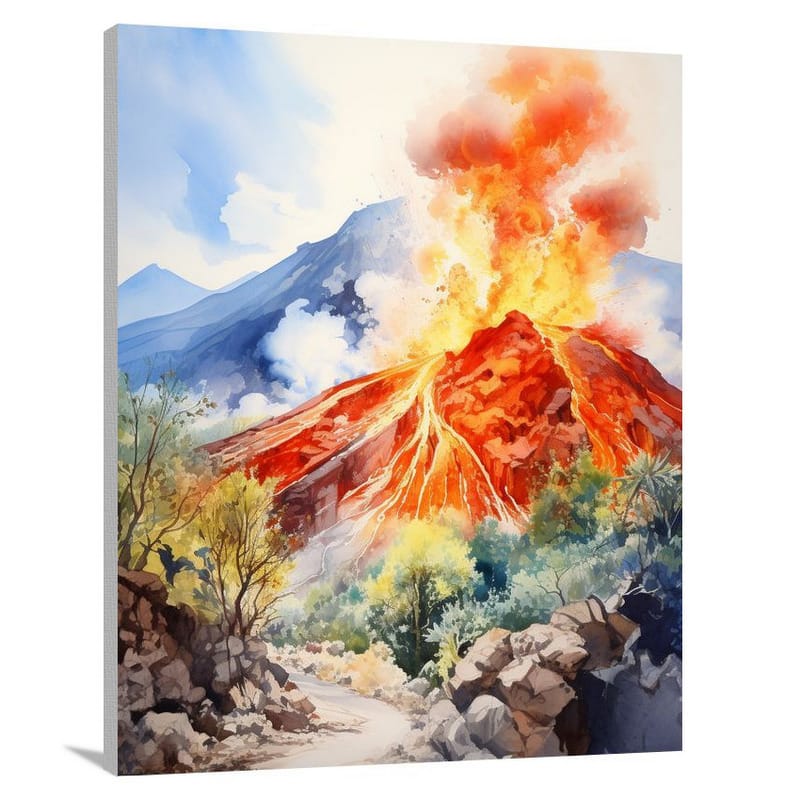 Sicilian Inferno - Canvas Print