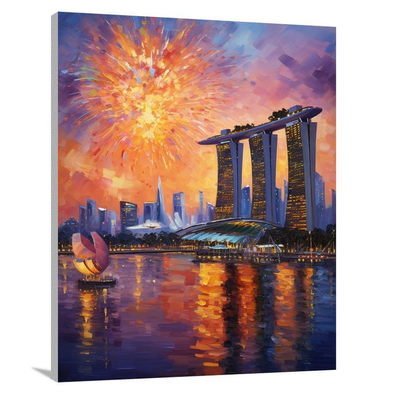 Singapore Nights - Canvas Print