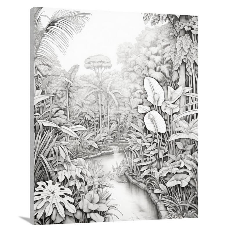 Singapore's Orchid Symphony - Canvas Print