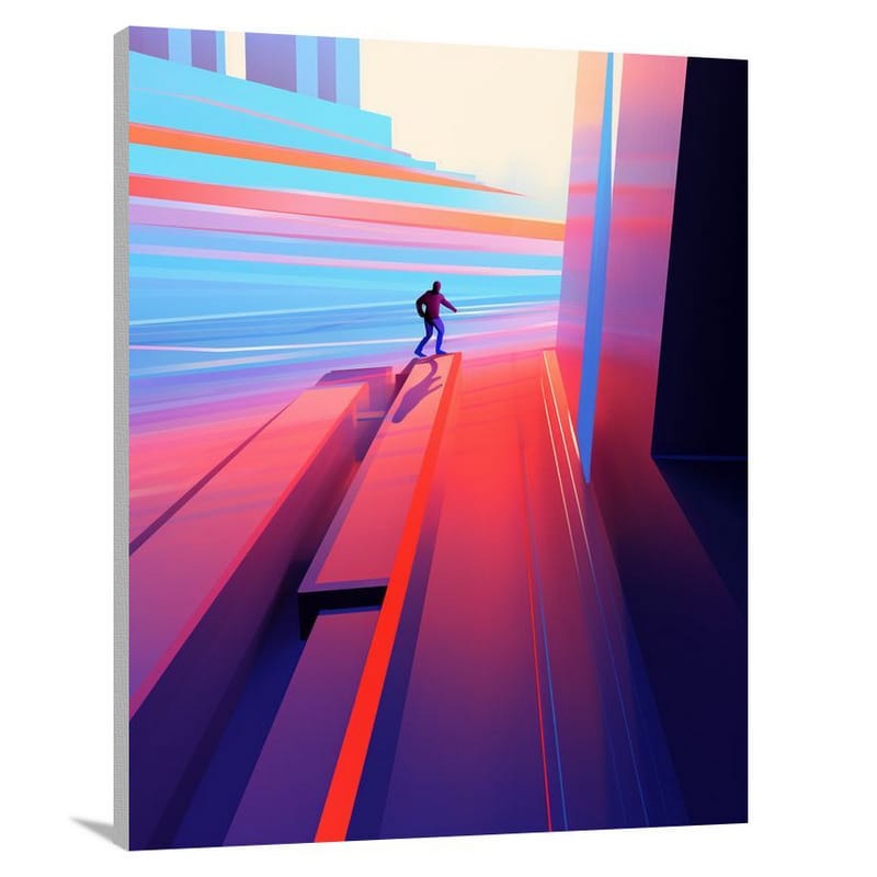 Skateboarding Symphony - Canvas Print