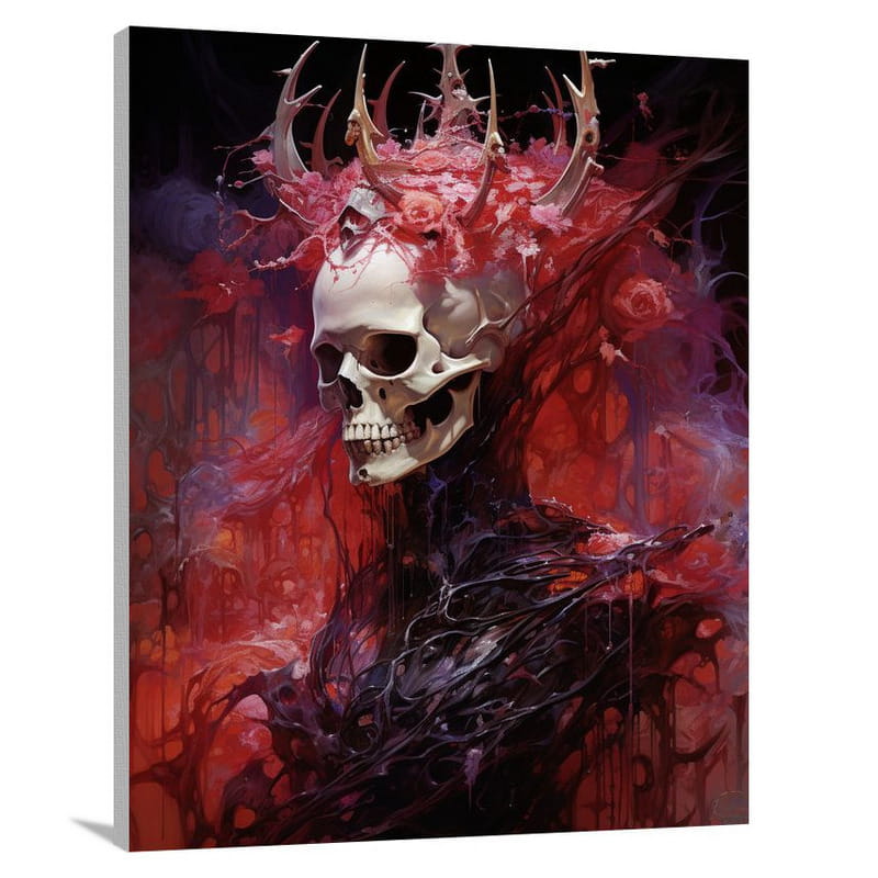 Skeleton King's Dream - Canvas Print