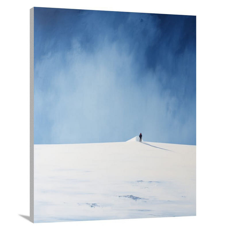 Skiing Serenity - Canvas Print