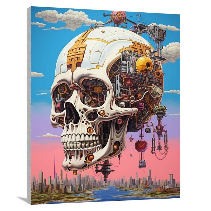 Skull Machine - Canvas Print