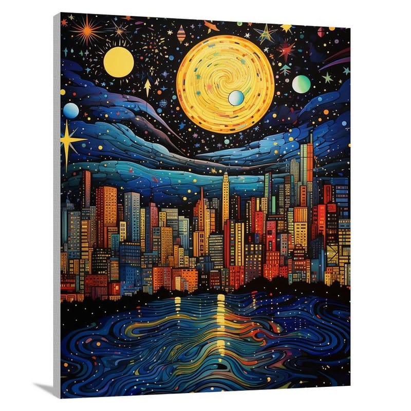 Skyline, Human landscapes - Canvas Print