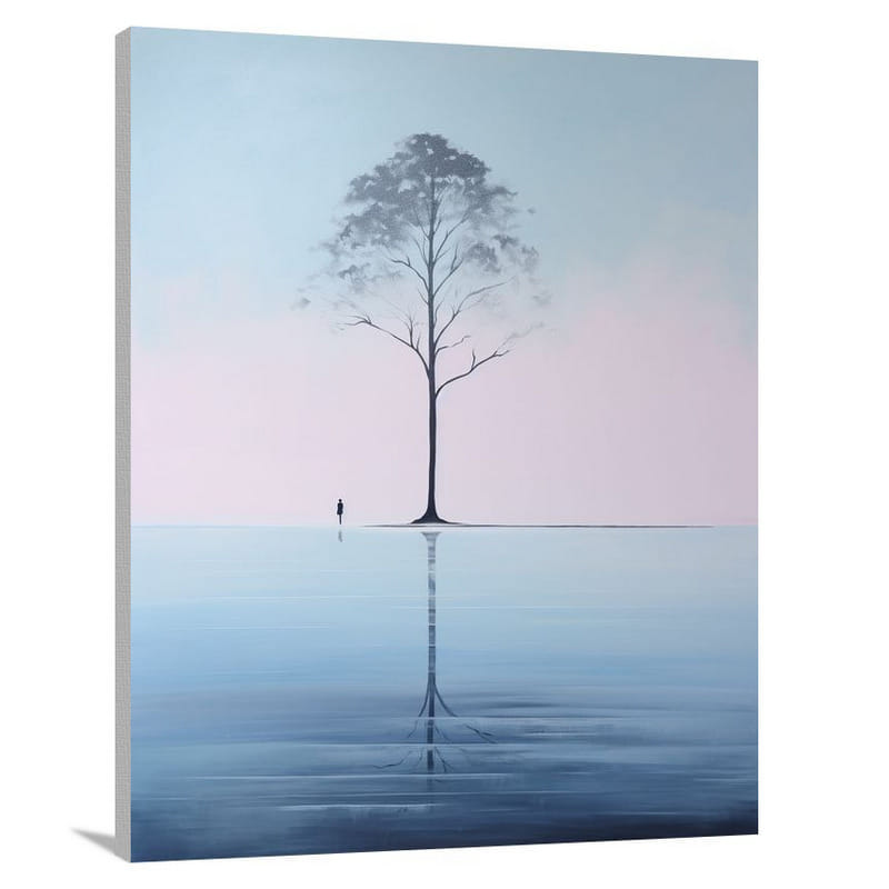 Skyline Reflections - Minimalist - Canvas Print