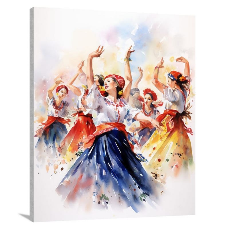 Slovakia's Folklore Fiesta - Canvas Print