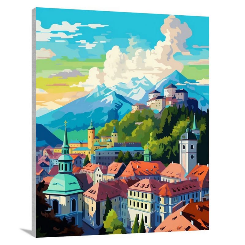 Slovenia: A Vibrant History - Canvas Print