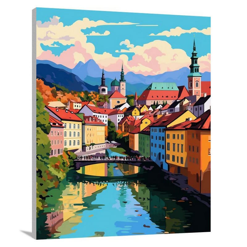 Slovenia: A Vibrant Journey - Canvas Print