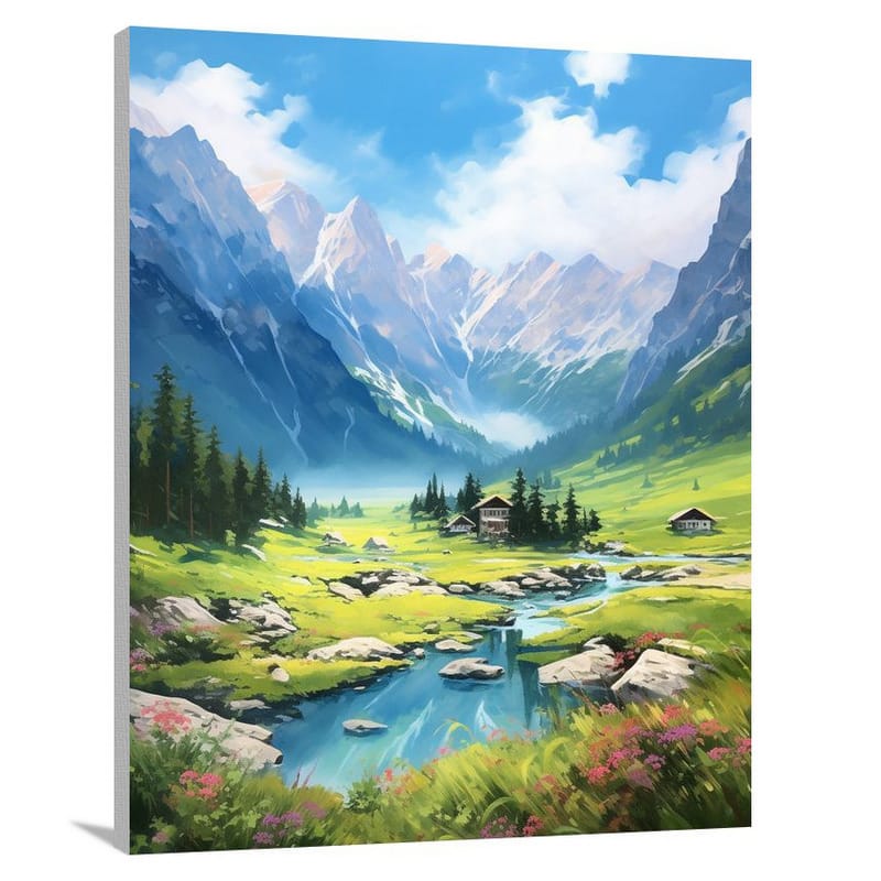 Slovenia's Majestic Serenity - Canvas Print