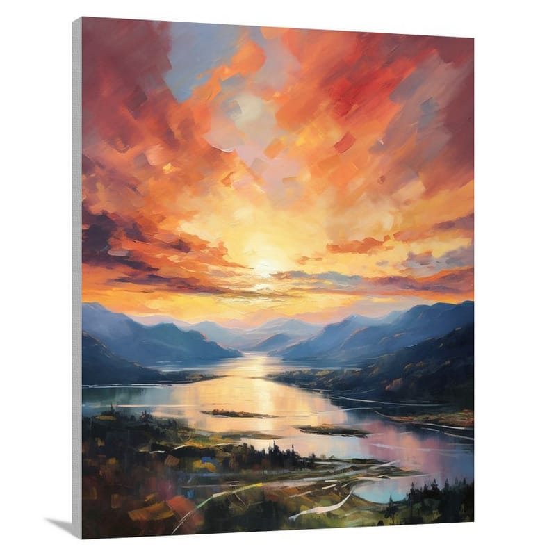 Slovenian Sunset - Canvas Print