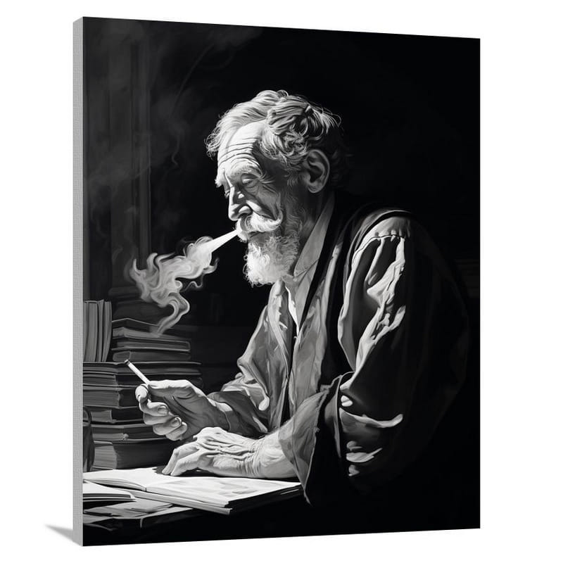 Smoking Reflections - Canvas Print